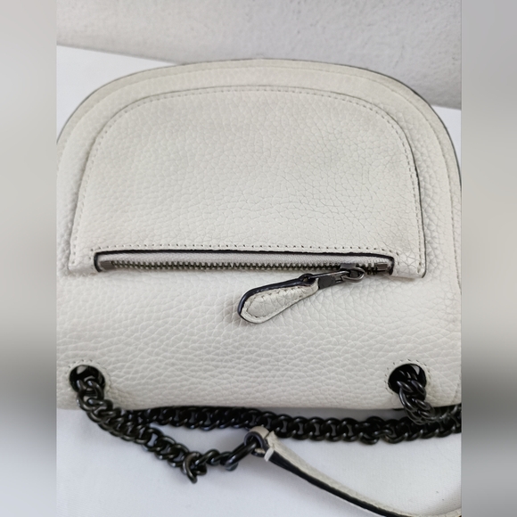 Coach Rip n Repair Shadow Crossbody 36976 Parchment Leather, Black Copper in EUC - Picture 9 of 12